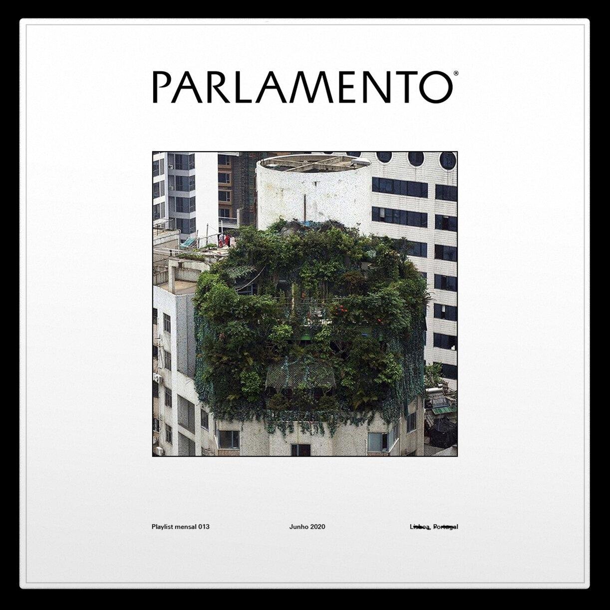 A cover of a banner titled PARLAMENTO for Playlist mensal 013.