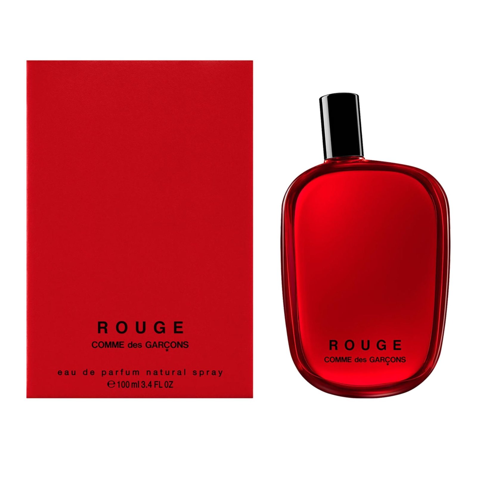 Comme des Garçons Rouge bottle and its box.