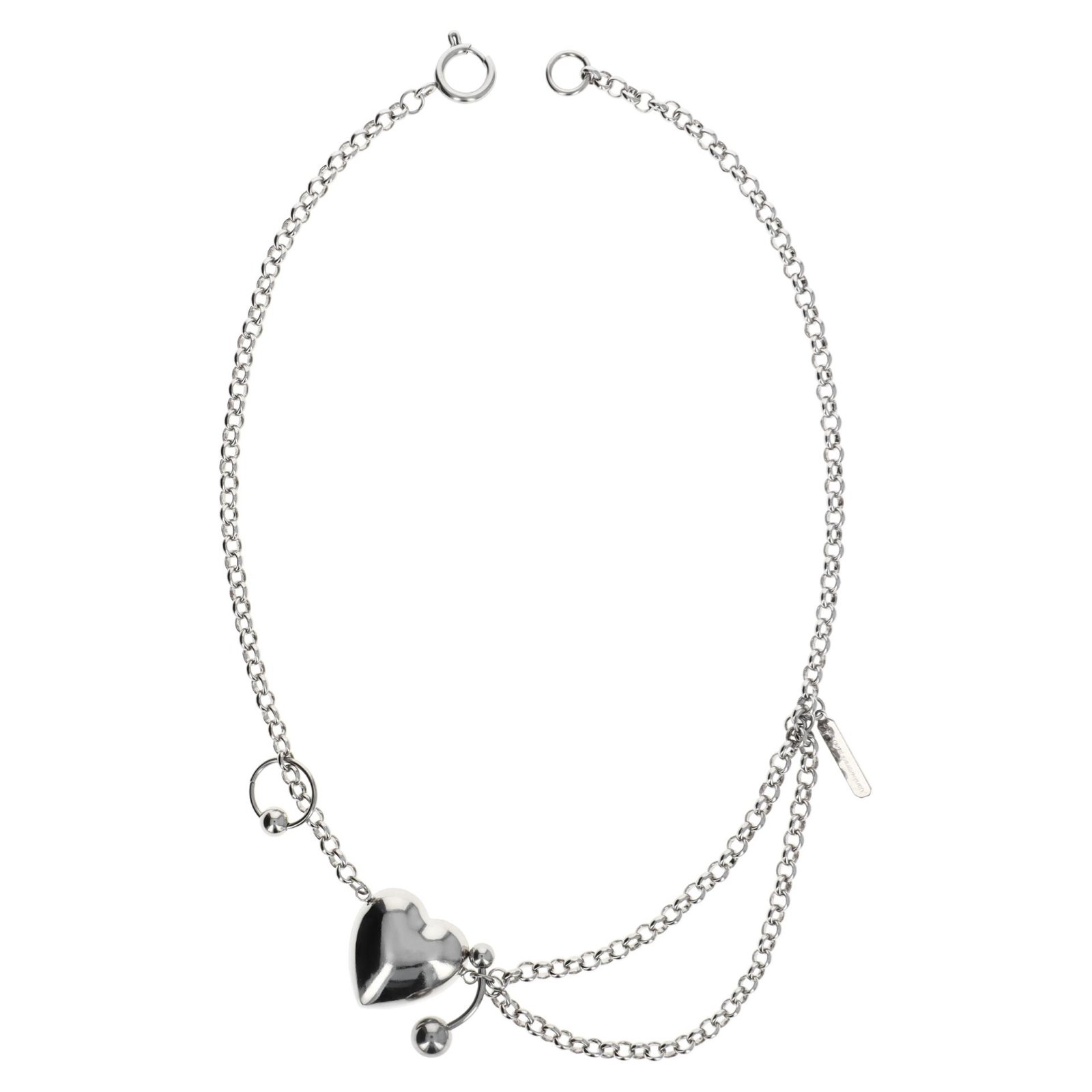 Justine Clenquet Curtis Necklace on a white background.