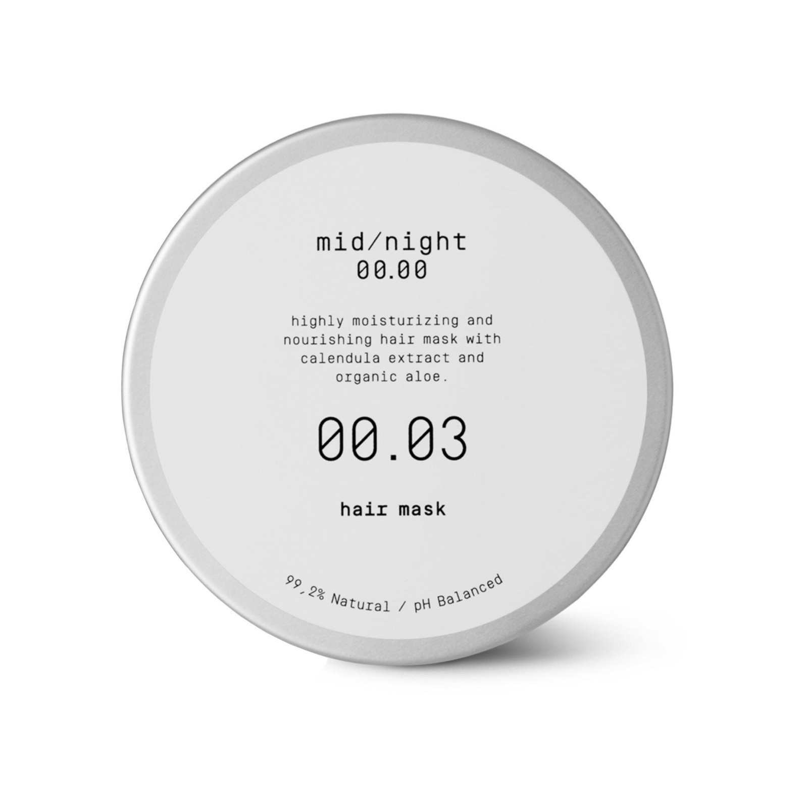Midnight 00.00 Hair Mask 00.03 can.