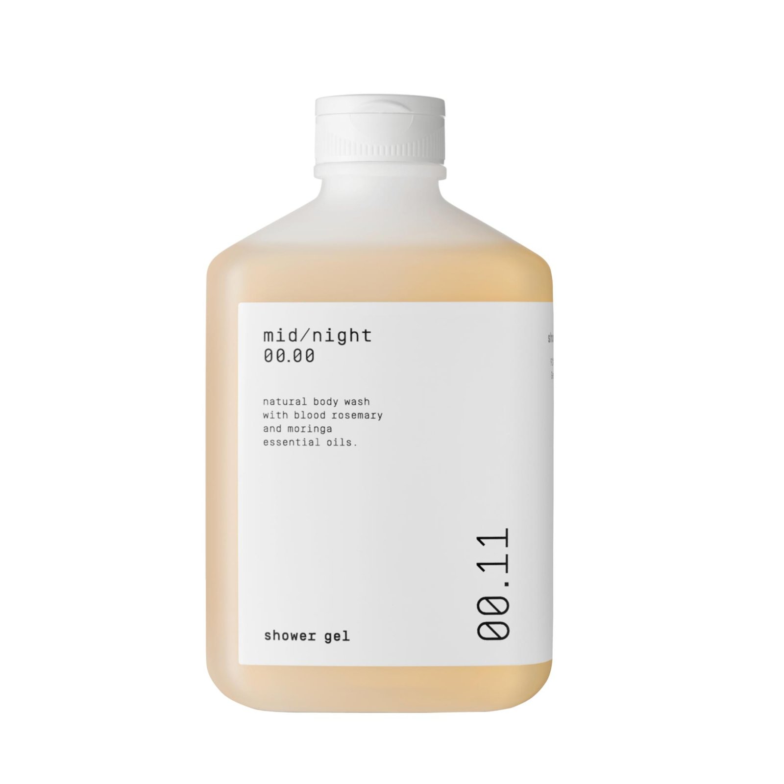 Midnight 00.00 Shower Gel 00.11 bottle.