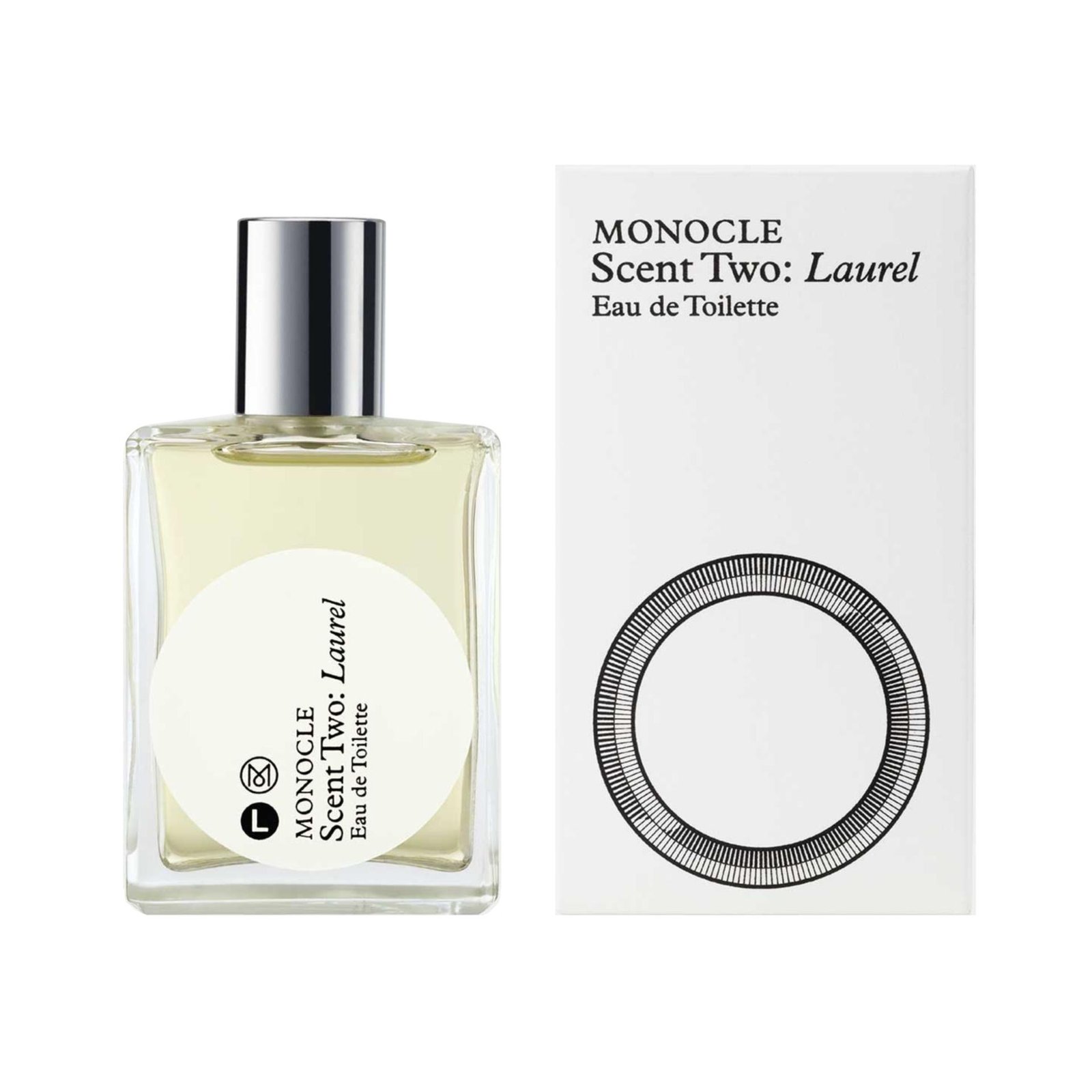 Comme des Garçons Monocle Scent Two: Laurel flask and box