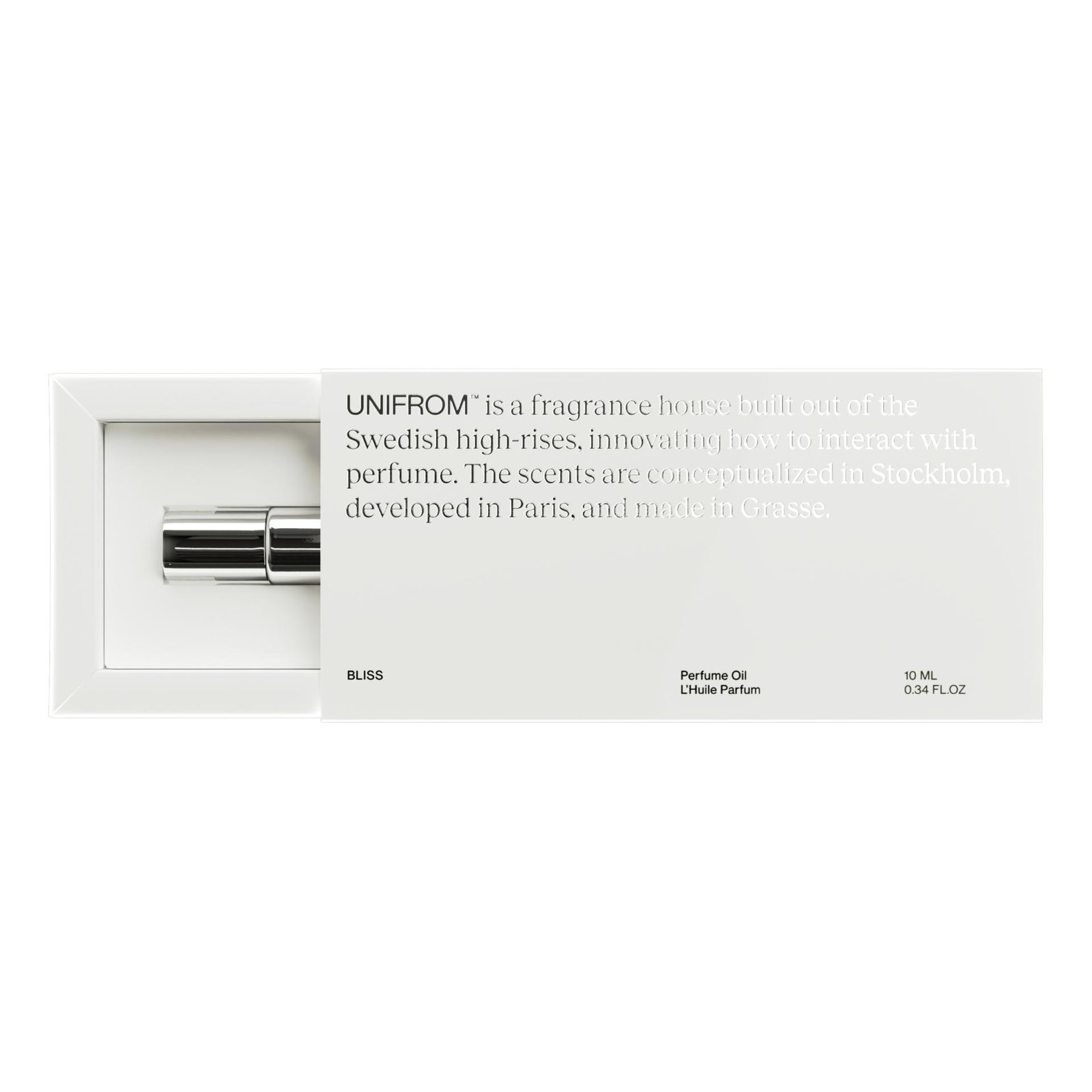 UNIFROM™ Bliss Perfume Oil in the box