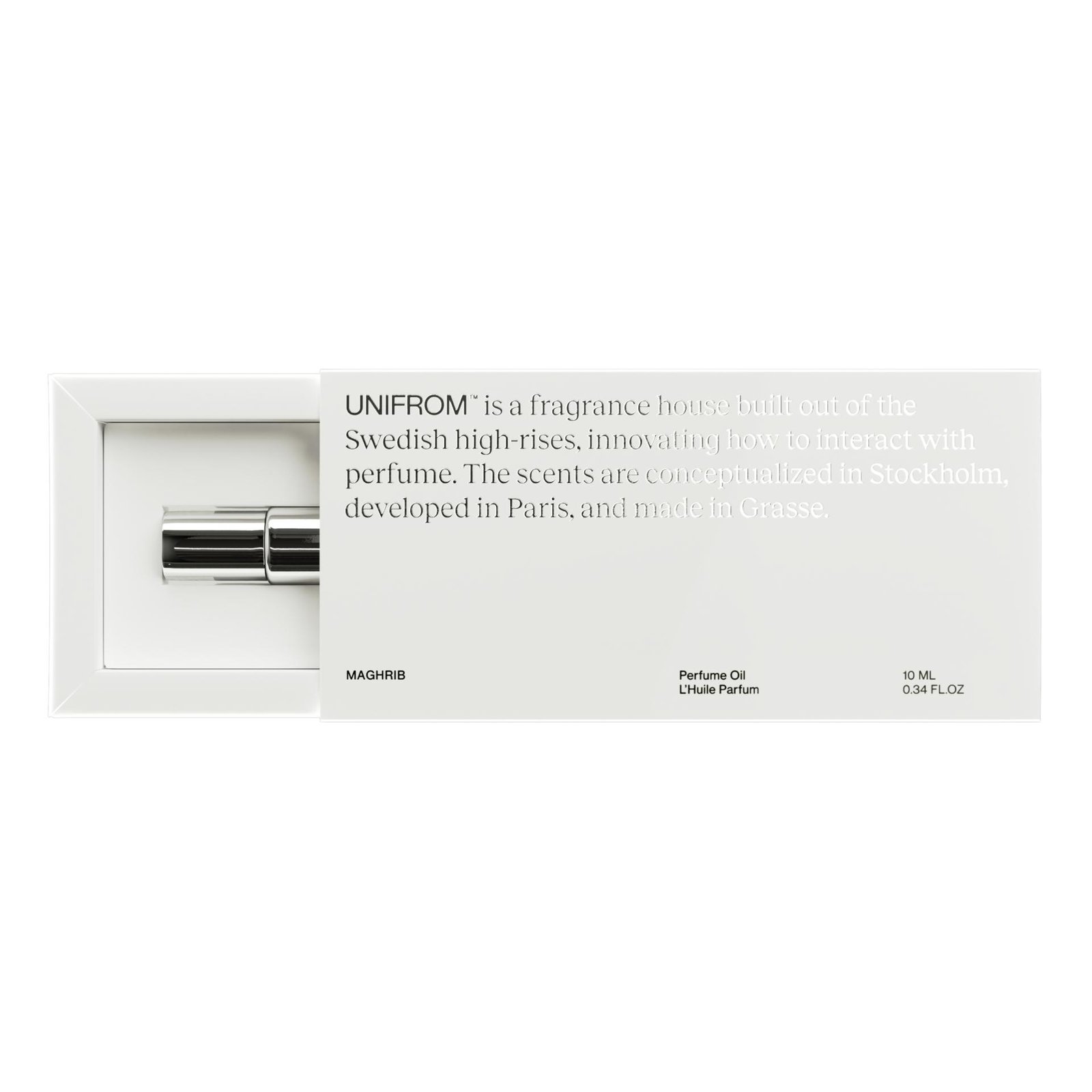 UNIFROM™ Maghrib Perfume Oil in the box