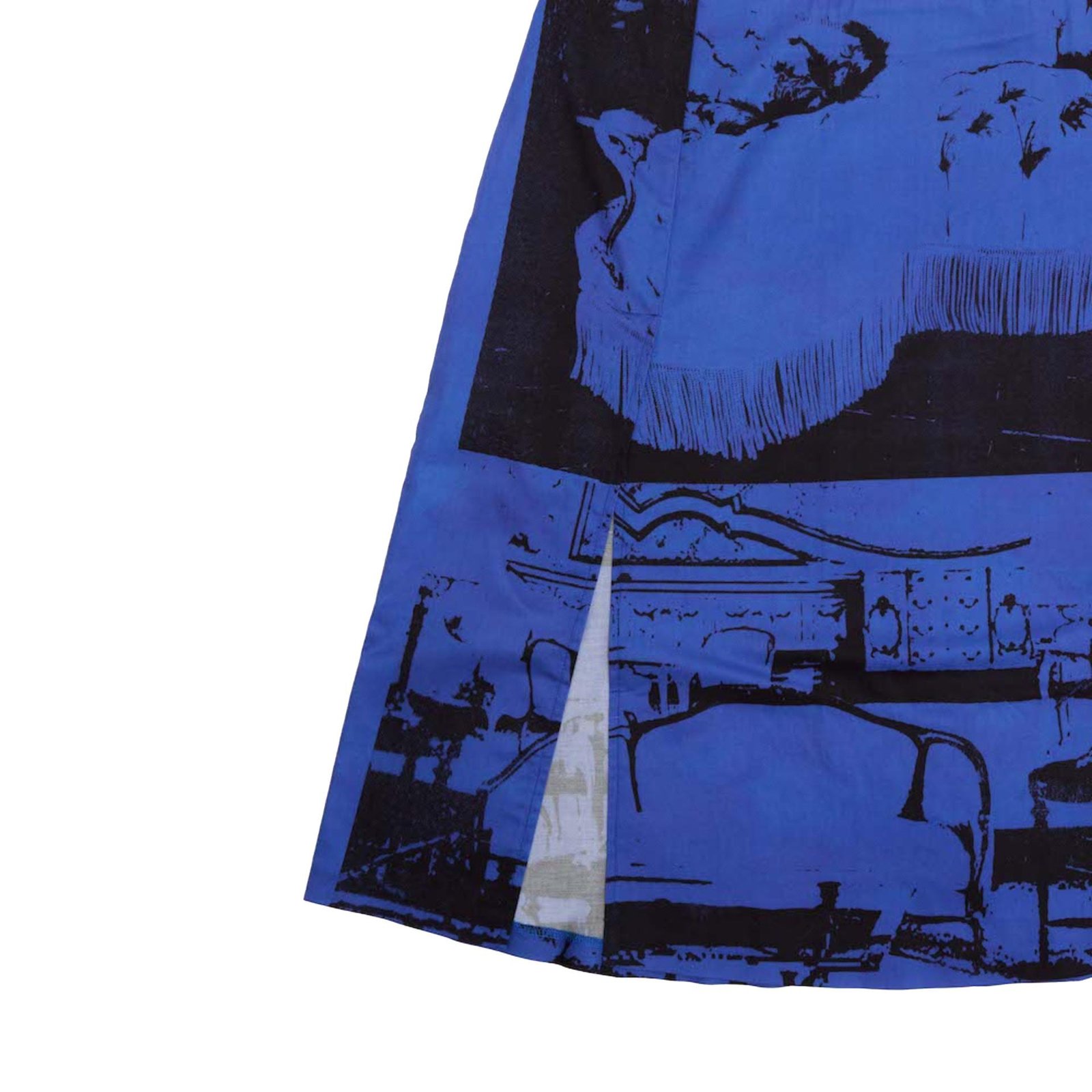Hades Wool No Exit Skirt sleet detail.