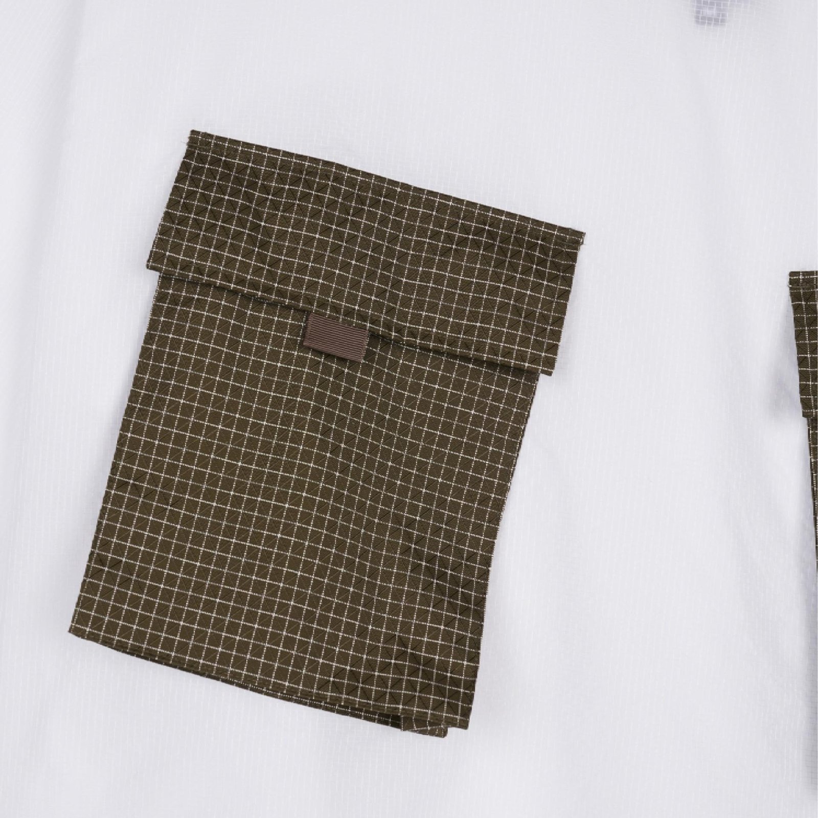 Brain Dead Translucent Military Smock Jacket pocket detail