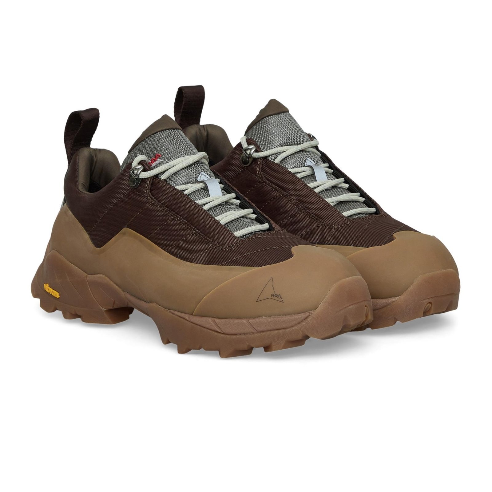 A pair of ROA Katharina in Brown from the front.