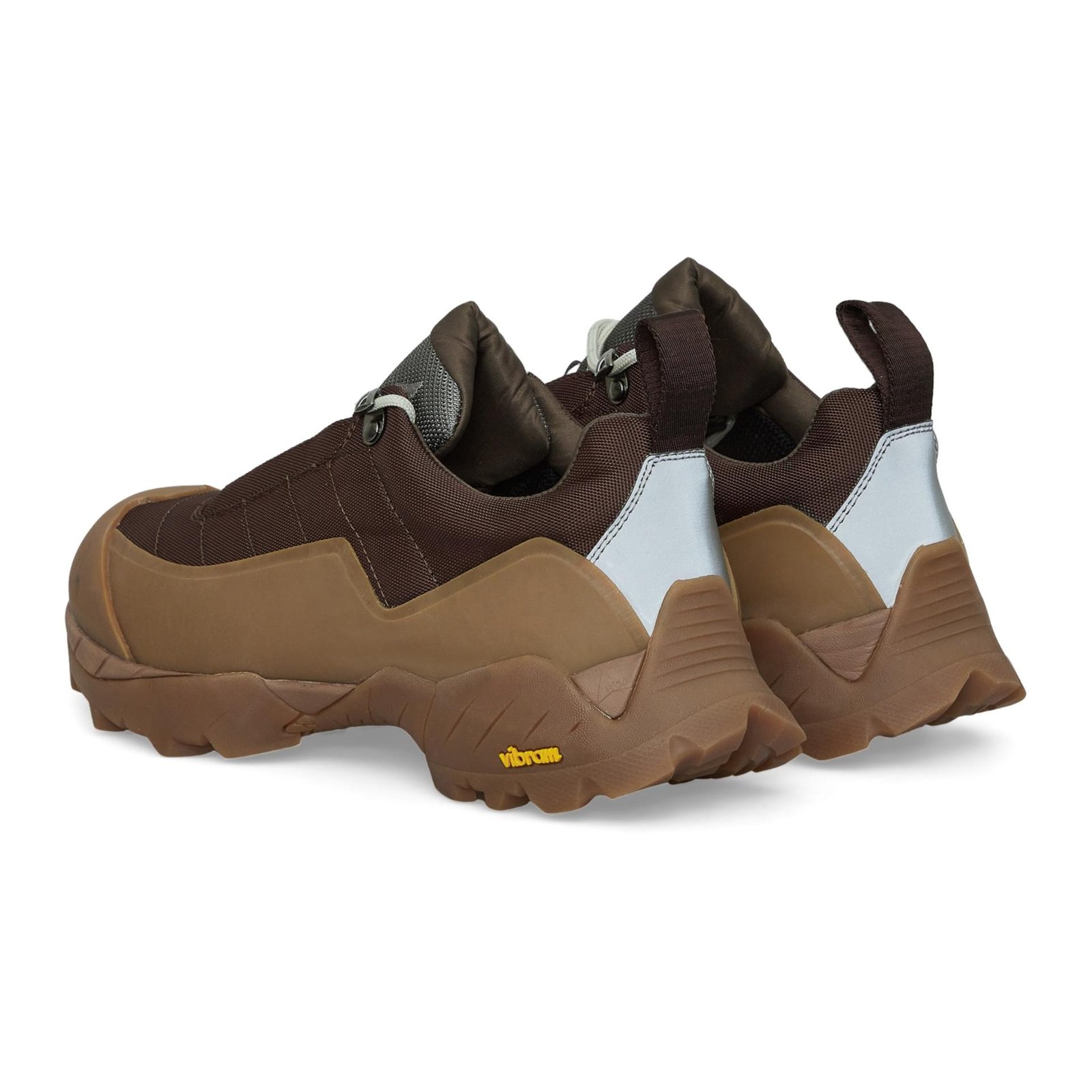 A pair of ROA Katharina in Brown from the back.