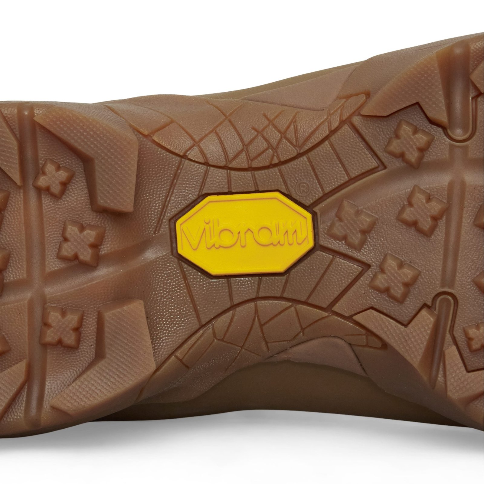 Vibram logo on the sole of the ROA Katharina in Brown.