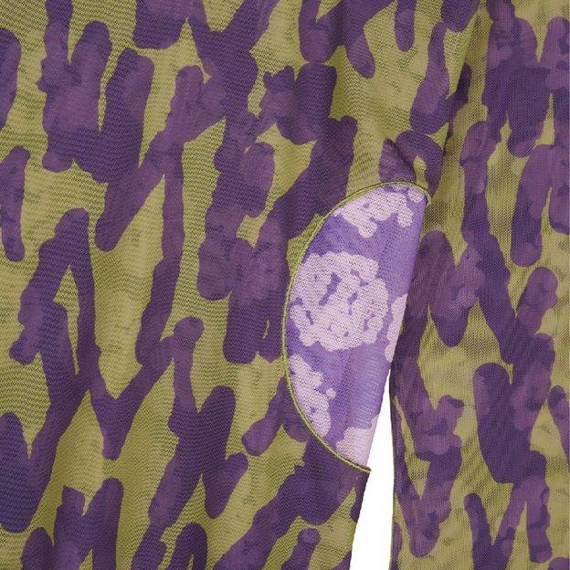 Brain Dead Yumiko Hyper Mesh Top detail