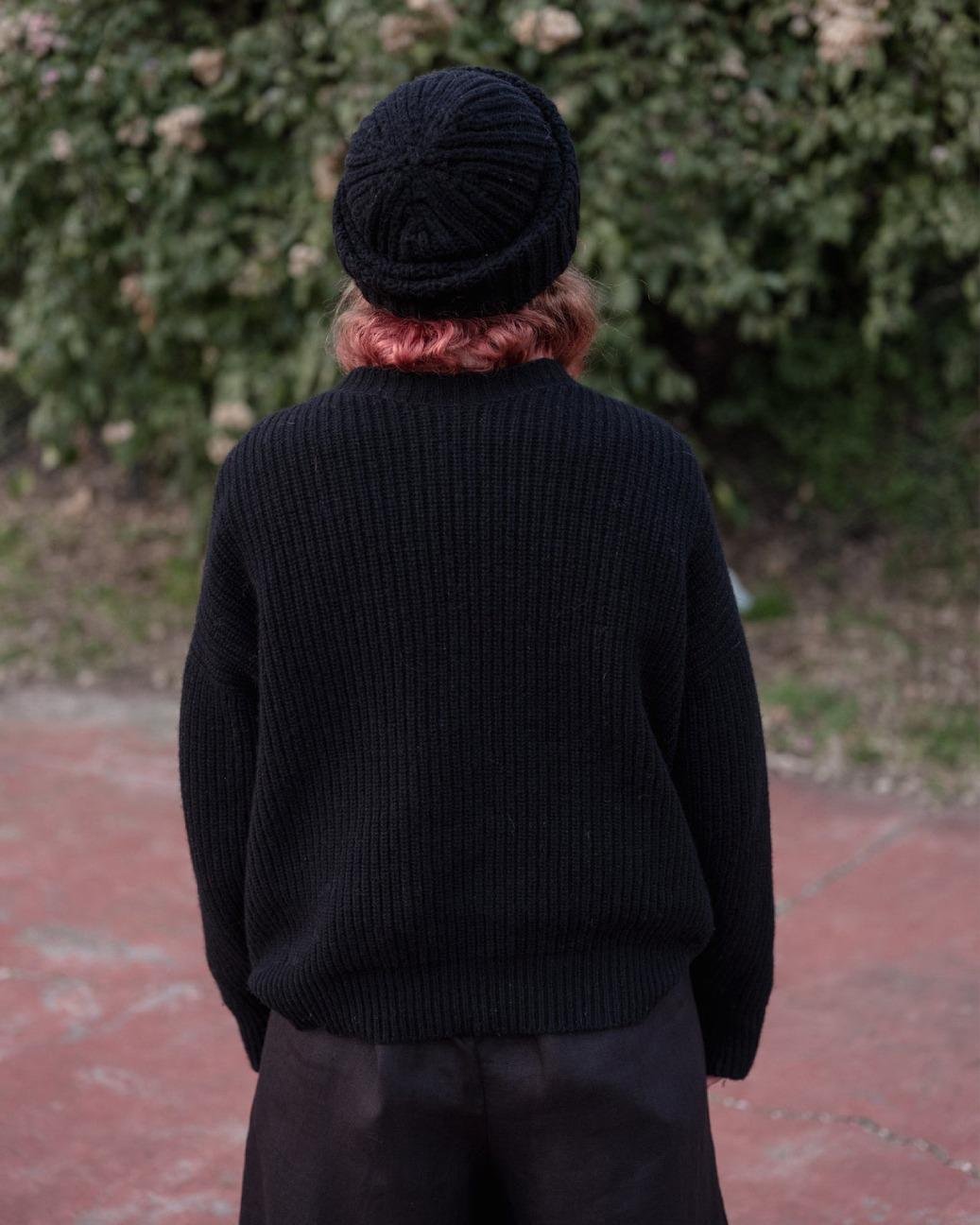 Baserange Mea Sweater from the back