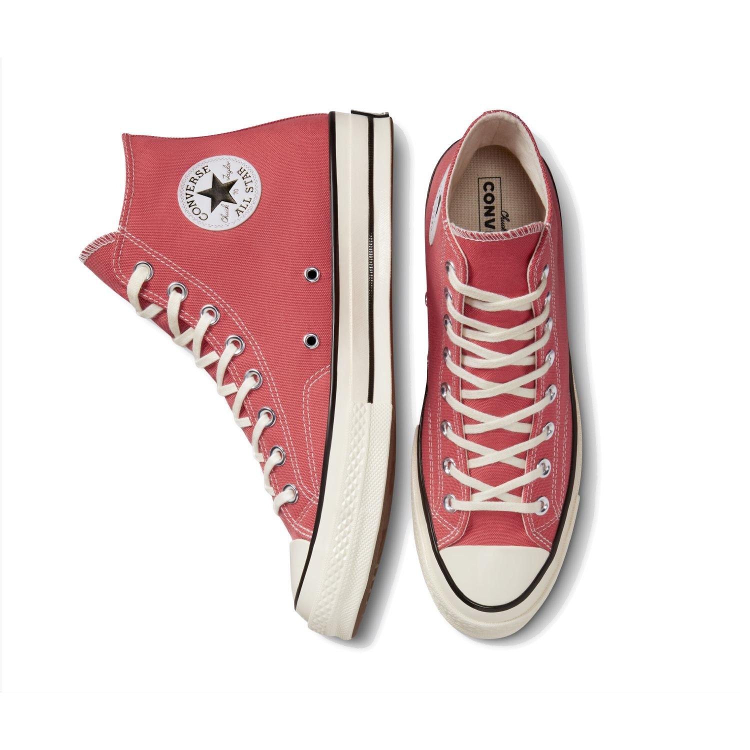 Converse Chuck 70 Hi Rhubard Pie from above