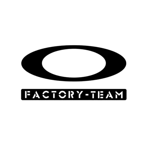 Oakley Factory Team logo on a white background.