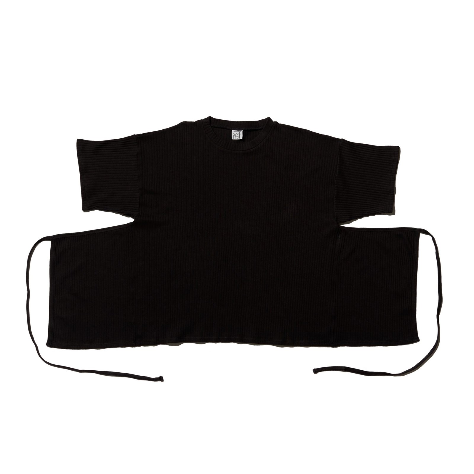 Baserange Shaw Tee in black.