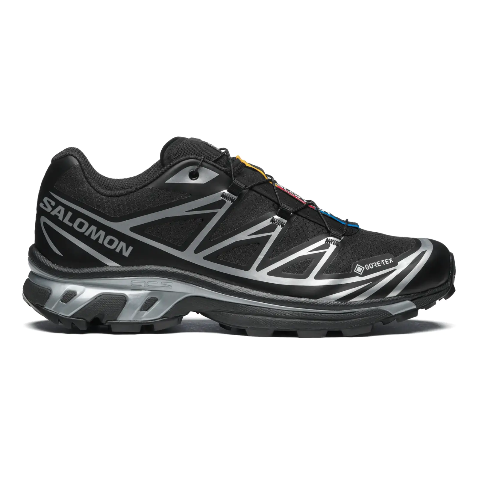 Salomon XT-6 Gore-Tex Black in a white background