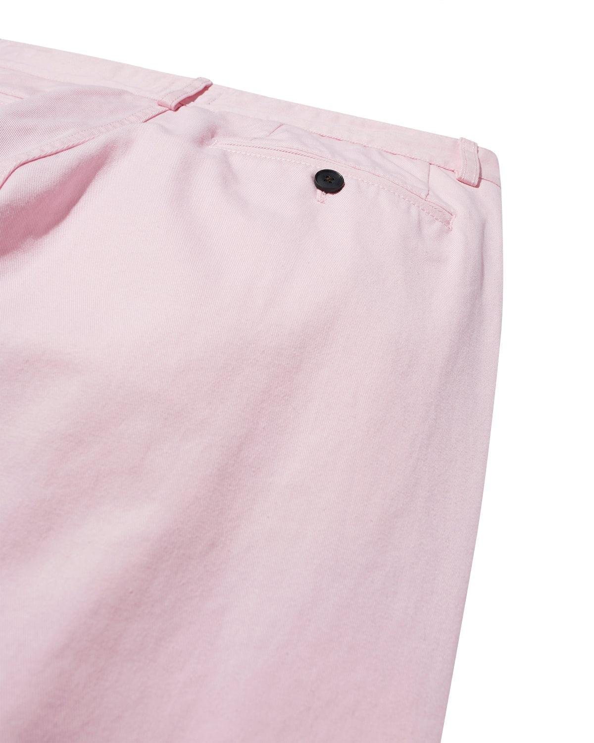 Noah Twill Double-Pleat Pants back pocket detail