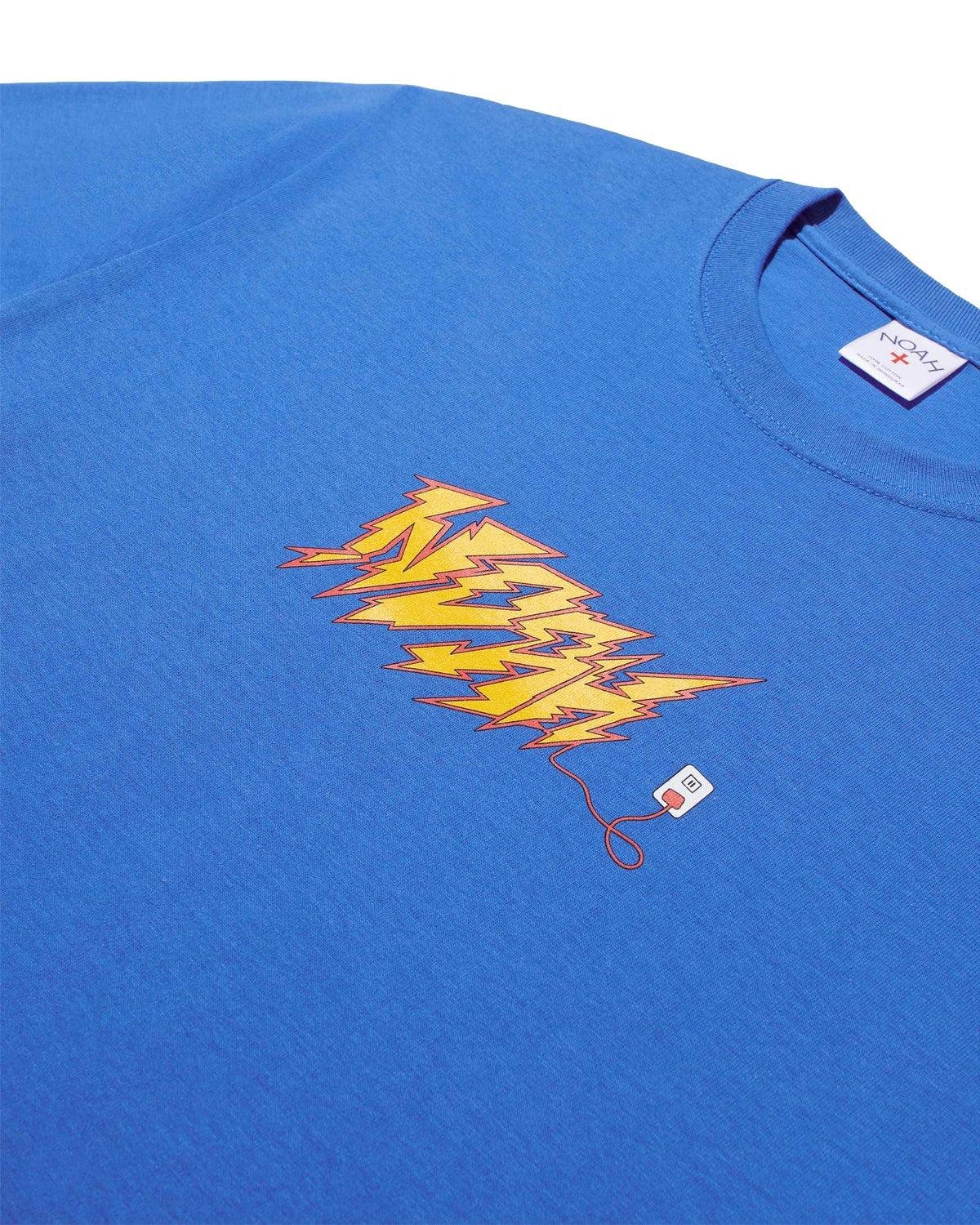 Noah Circuit T-Shirt Blue print detail