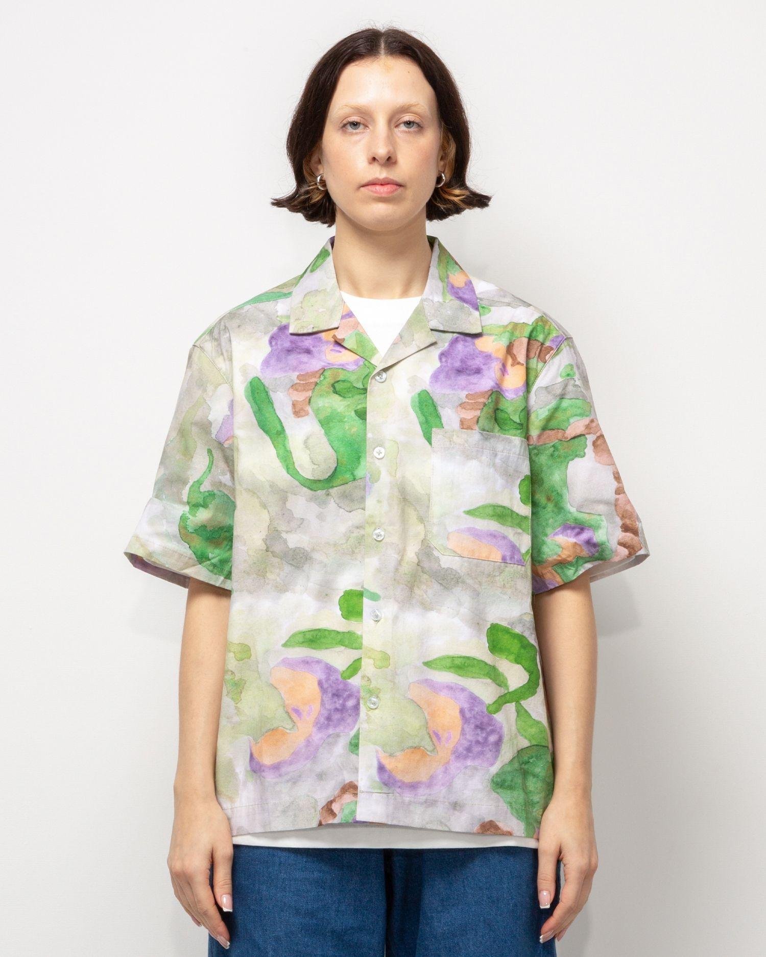 View of a person wearing the Heresy Annelida Shirt from the front.