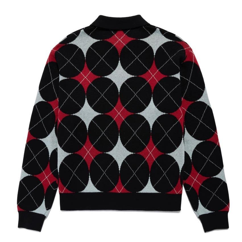 Awake NY Argyle Knit Cardigan back