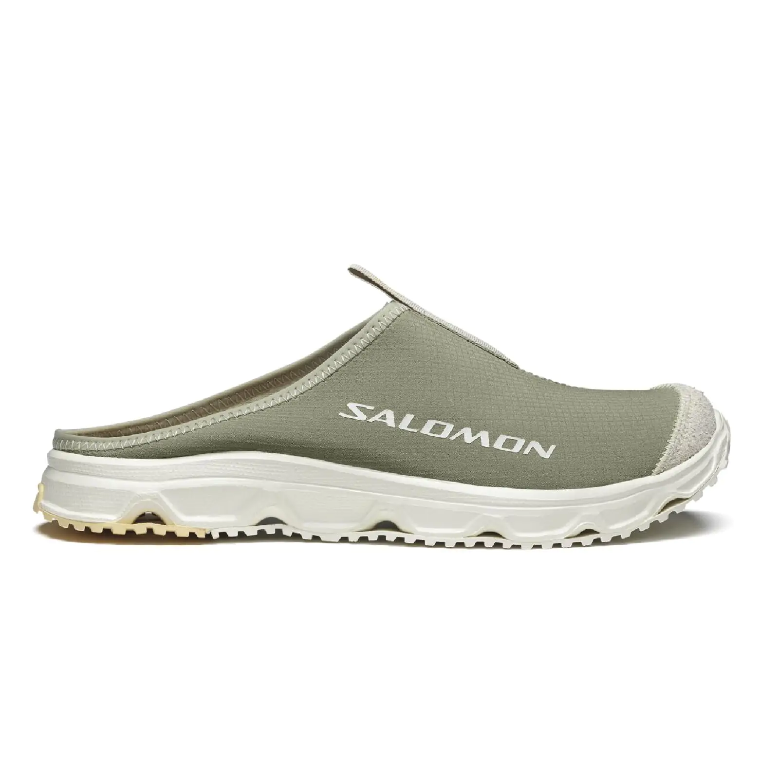 Left Salomon RX Slide 3.0 Suede – Tea/Alfafa