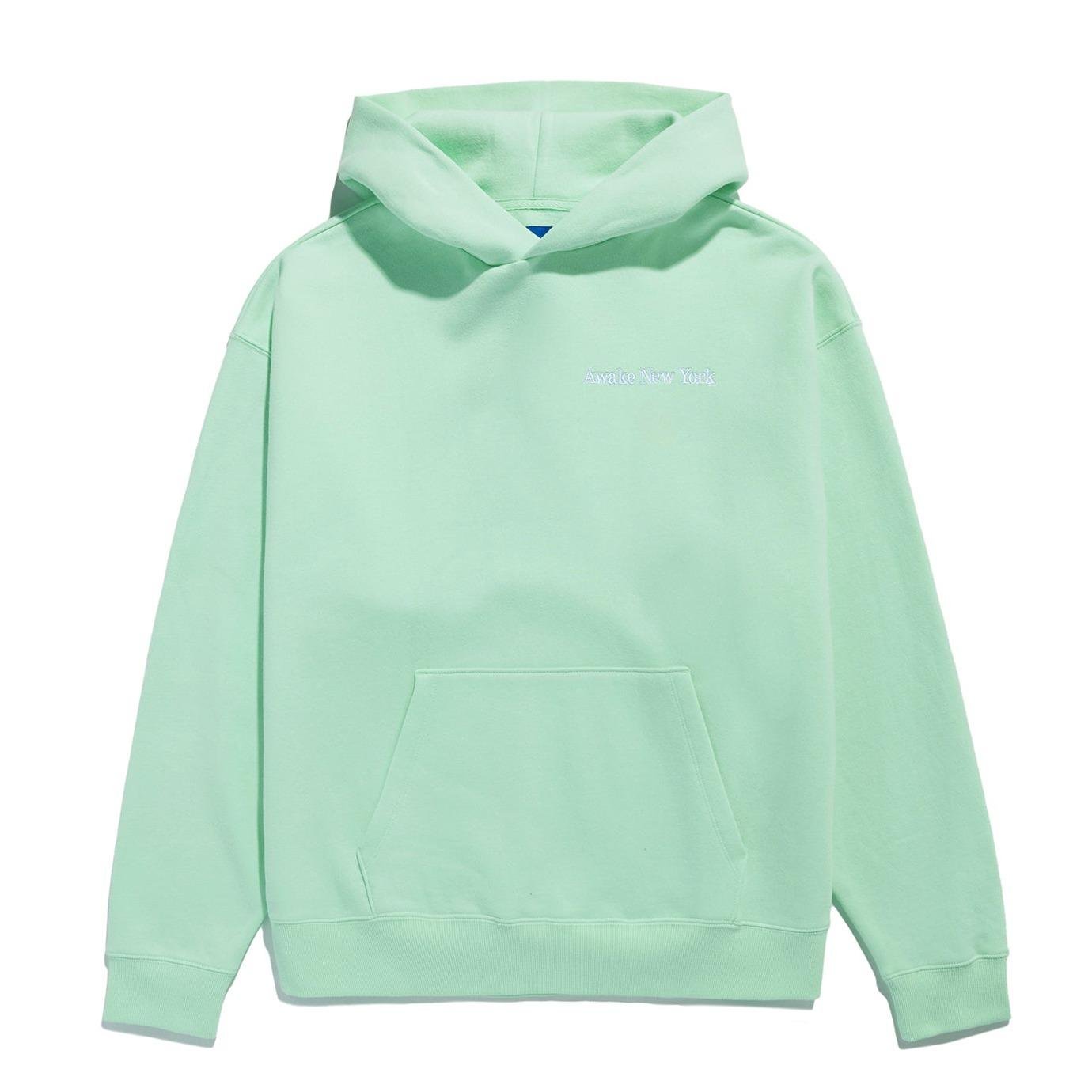 Awake NY Serif Hoodie mint