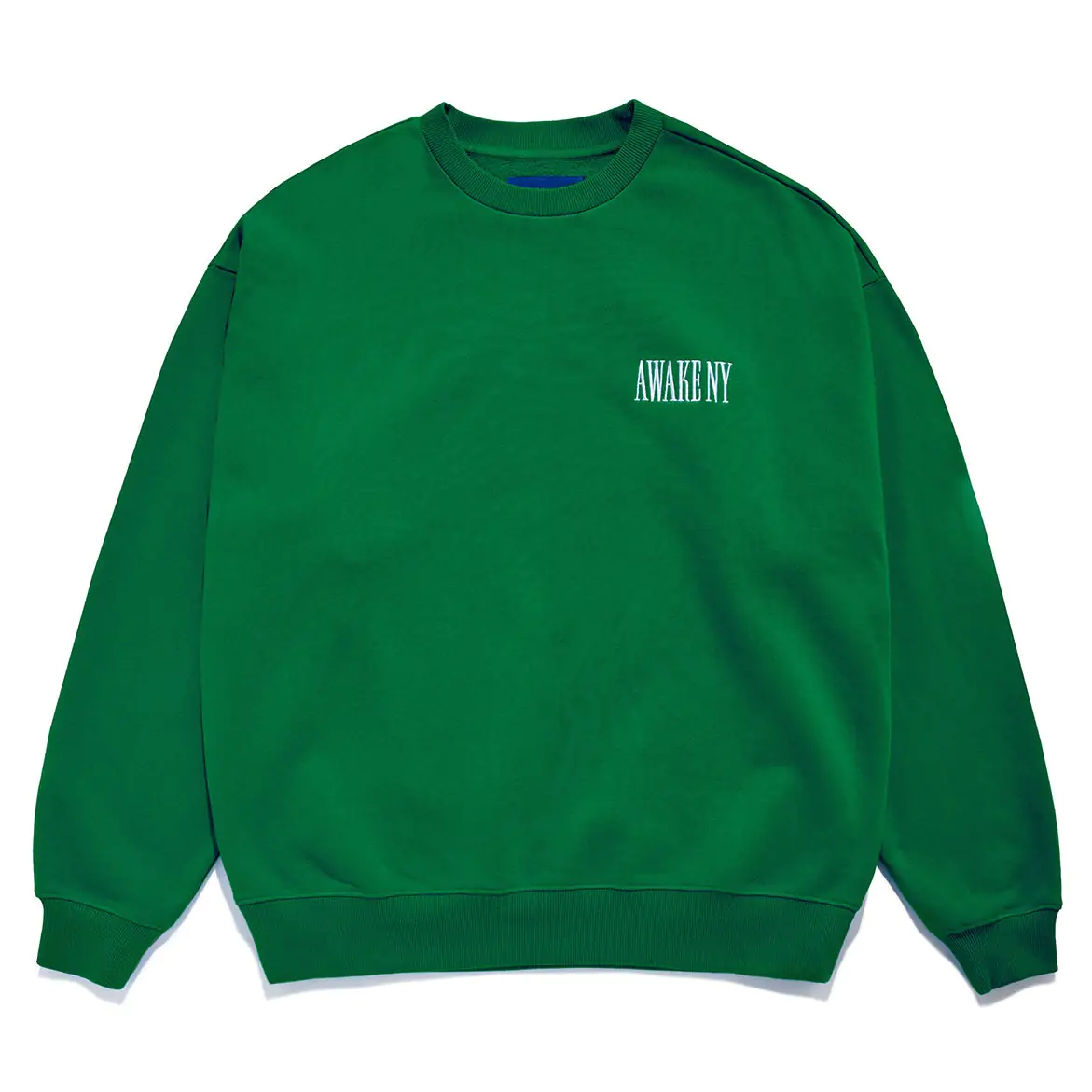 Awake NY Spire Logo Crewneck green