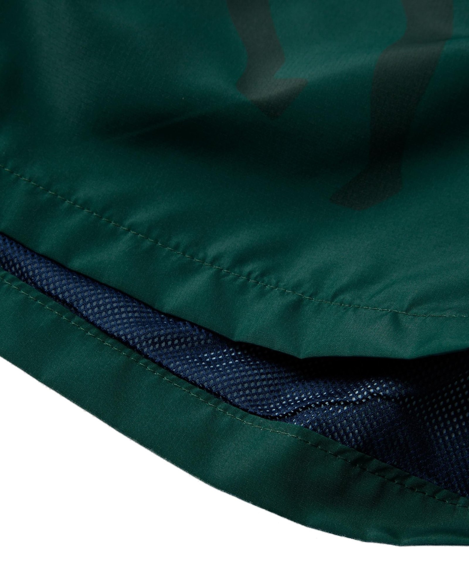 Lining detail of the by Parra Horse Shorts in Green.