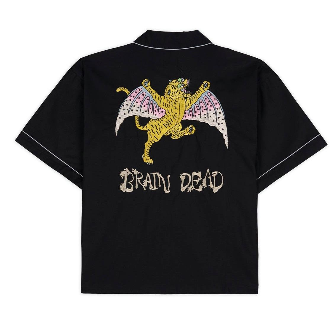Brain Dead Flying Tiger Western Shirt from the back.