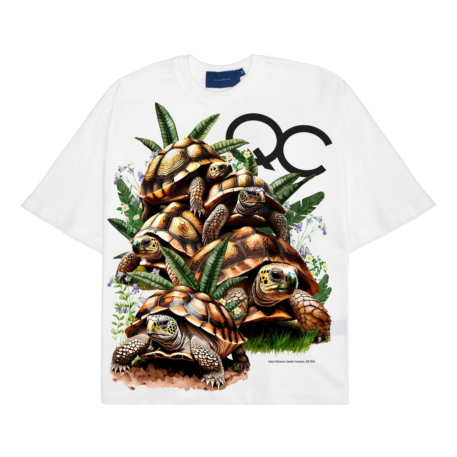 Quadro Creations Slow and Steady T-Shirt from the front.