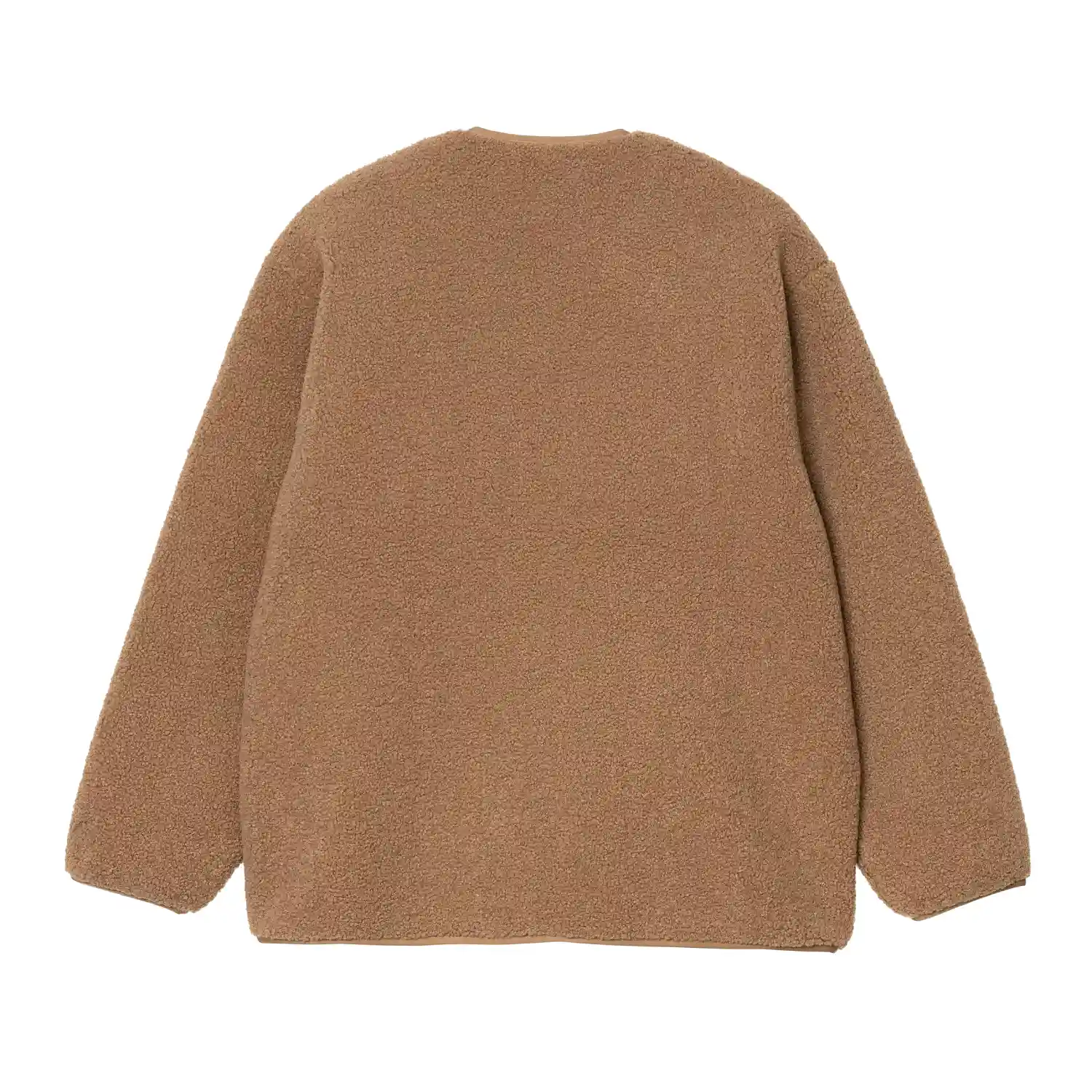 Carhartt WIP Devin Liner Beige back view in a white background