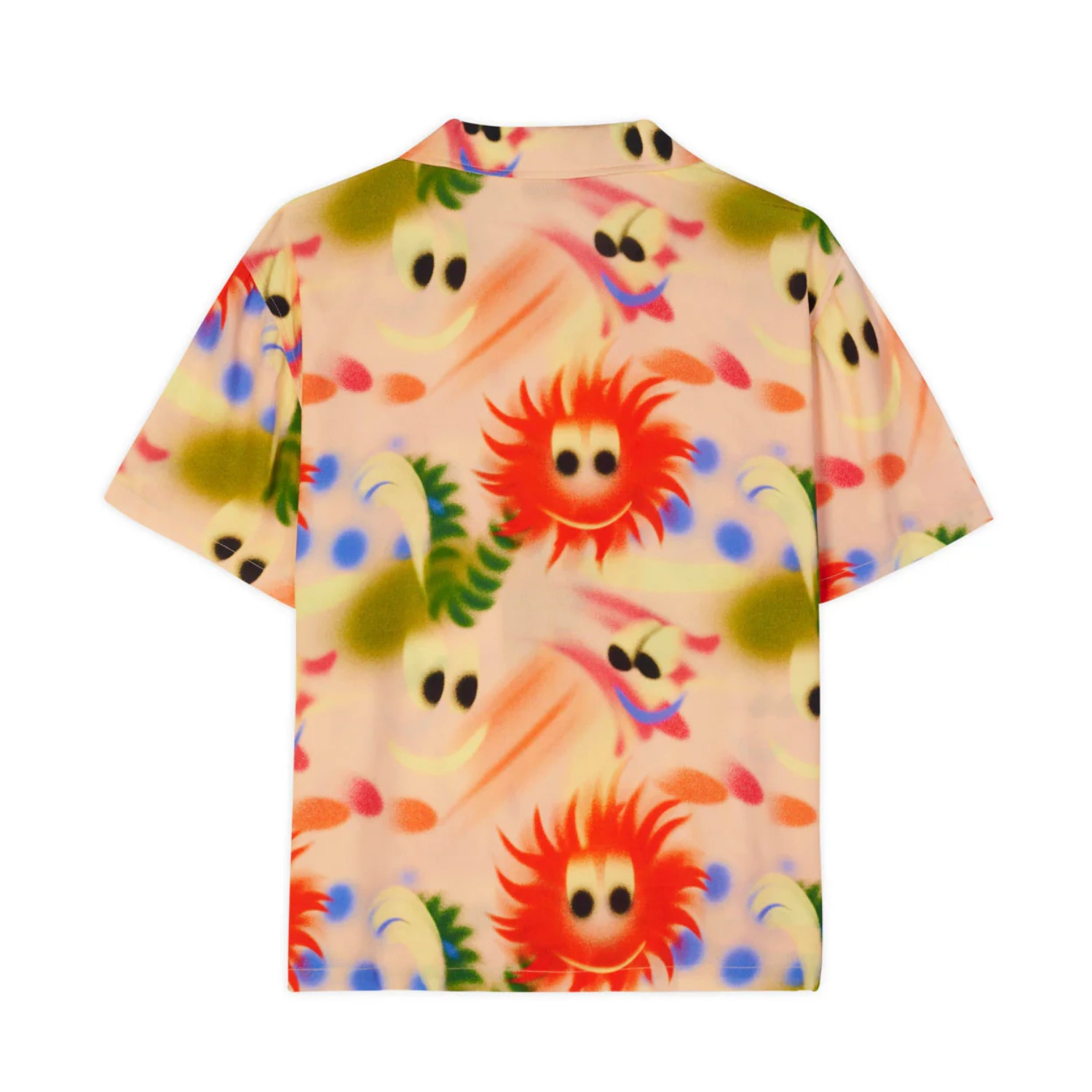 Brain Dead Fuzzy Friends Shirt back view in a white background