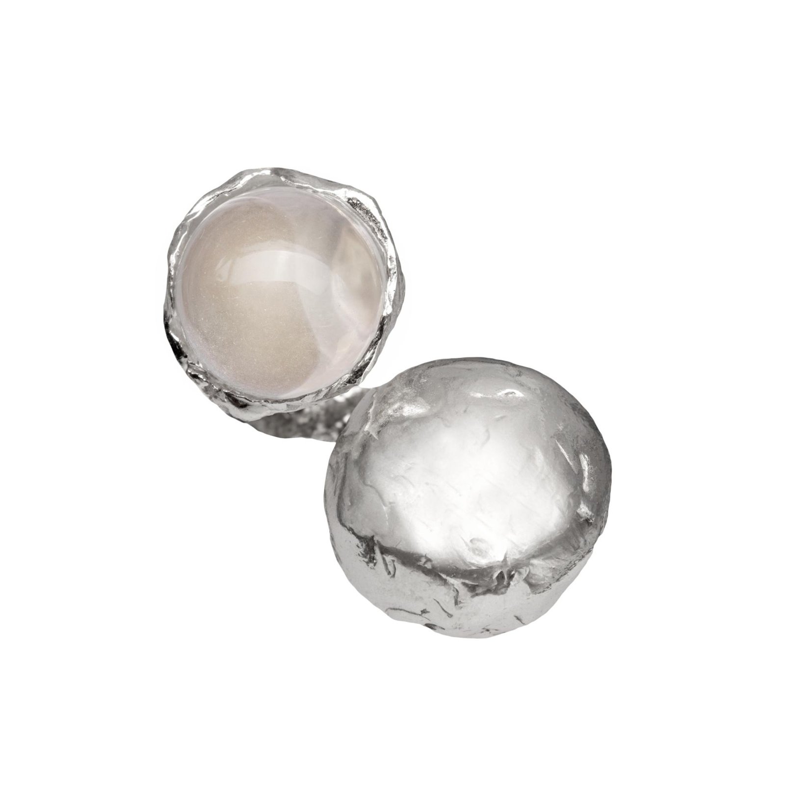 Simuero Guinda Ring Silver/Agua close up