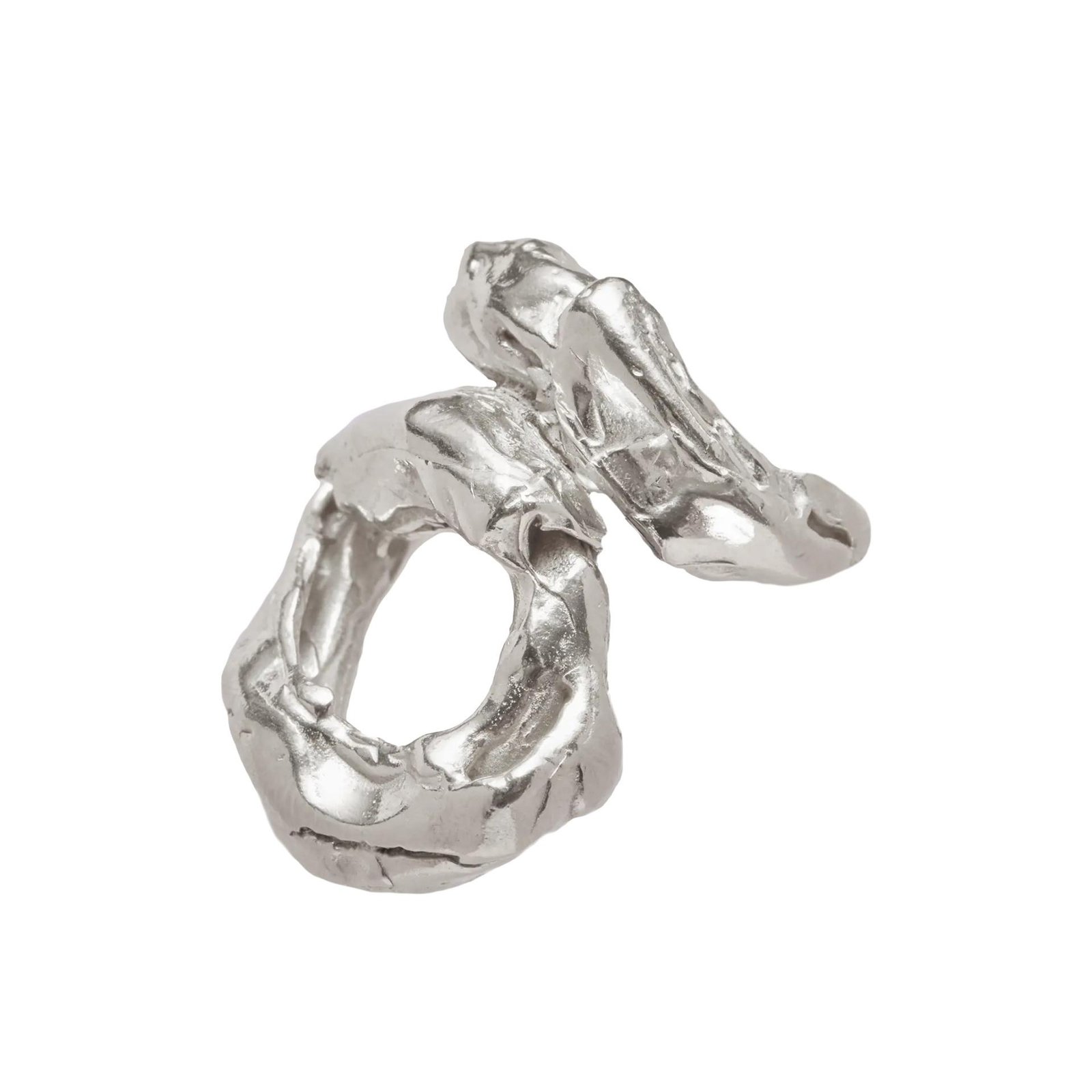 Simuero Pedrera Ring Silver from the side