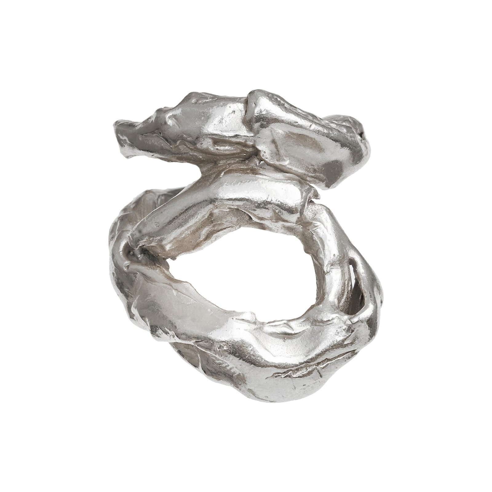 Simuero Pedrera Ring Silver from afar