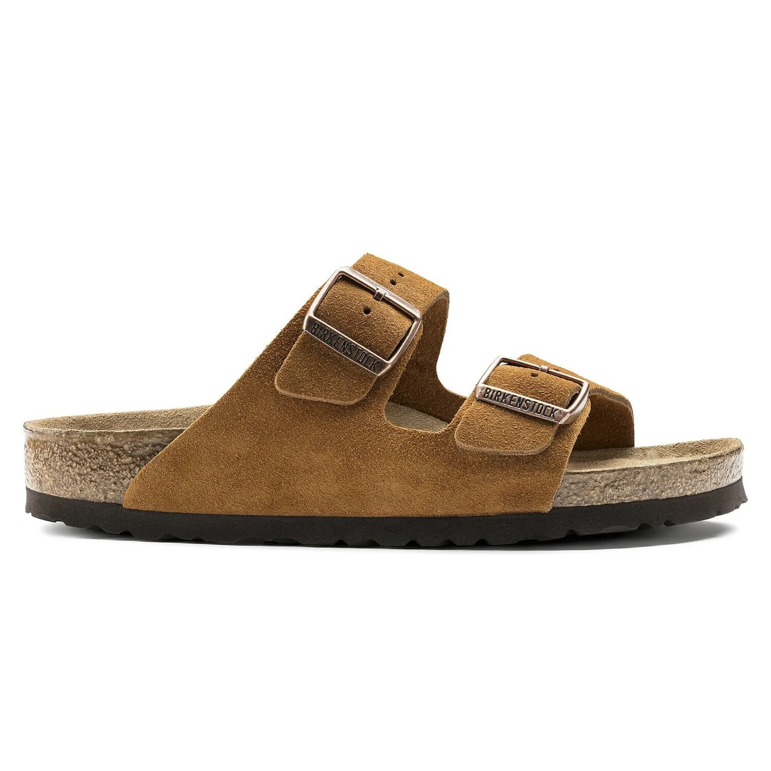 Birkenstock Arizona Suede Mink Side View