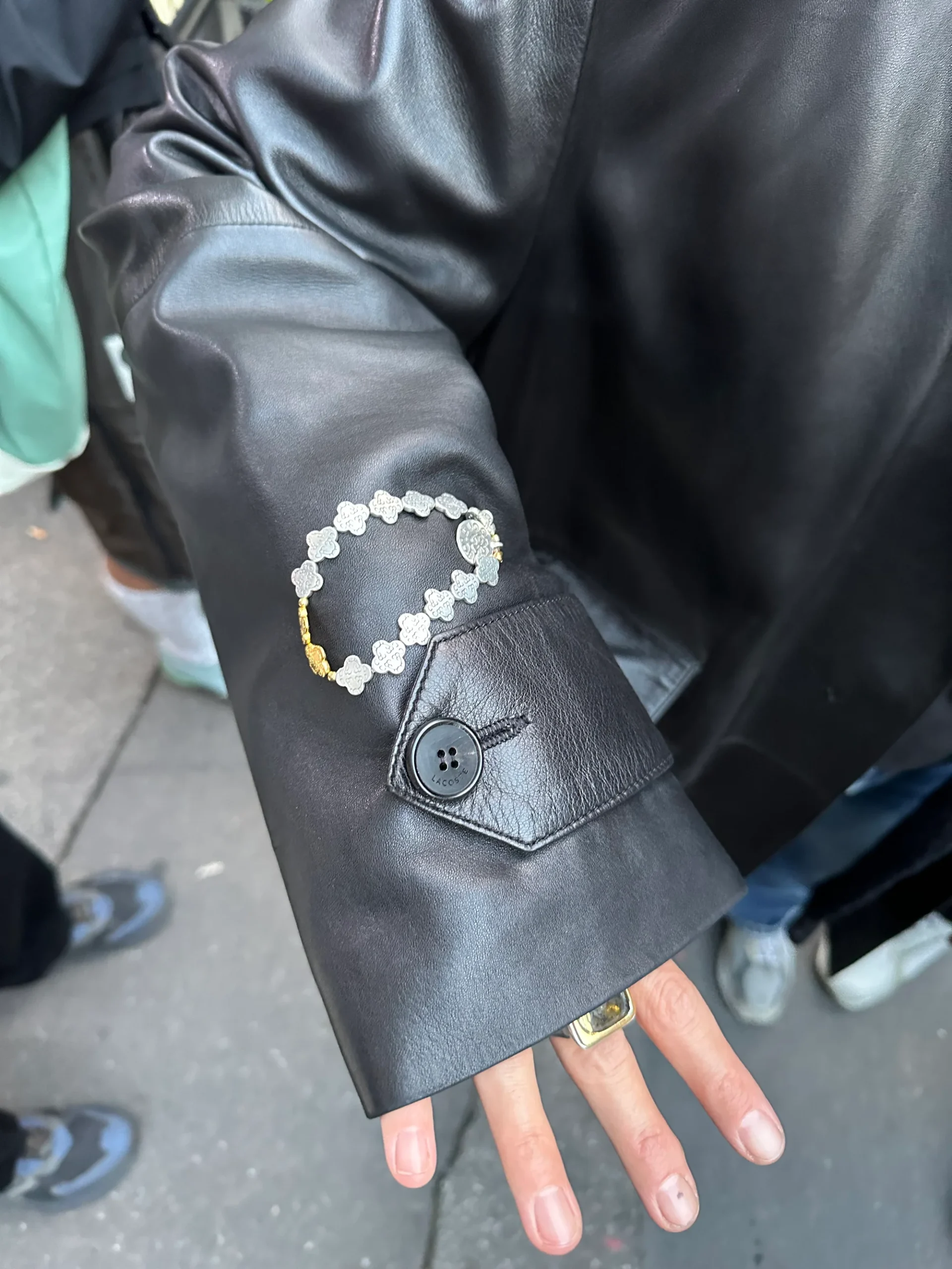 Gottlob Edition No. 1 Bracelet Silver/Gold on model