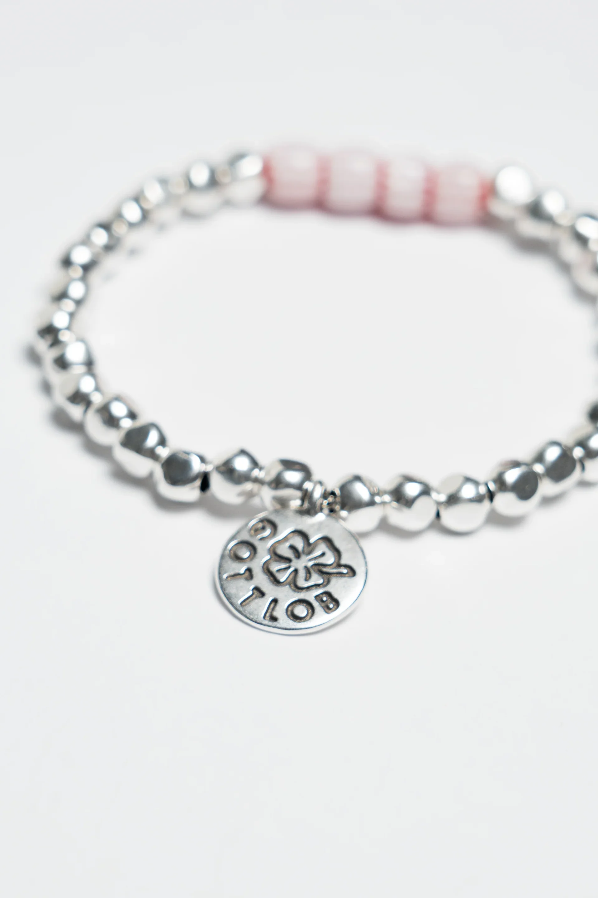 Gottlob Edition No. 2 bracelet Pink/Dark Red detail