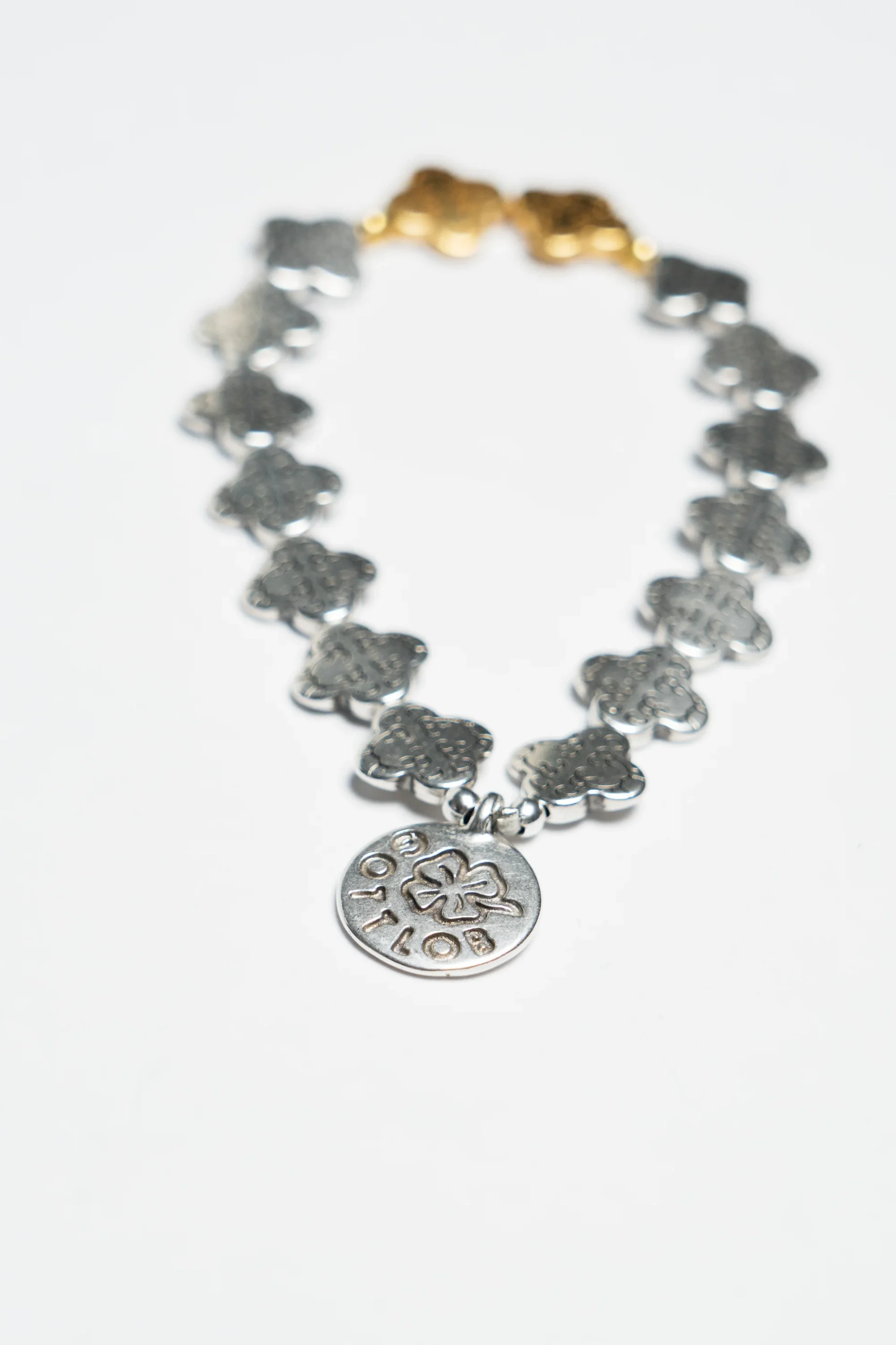 Gottlob Edition No. 1 Bracelet Silver/Gold detail