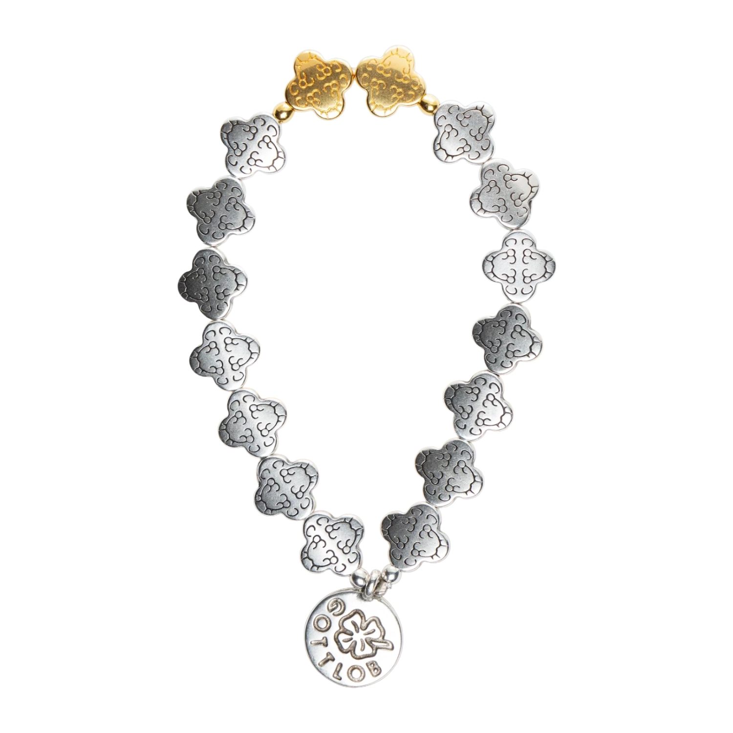 Gottlob Edition No. 1 Bracelet Silver/Gold in a white background