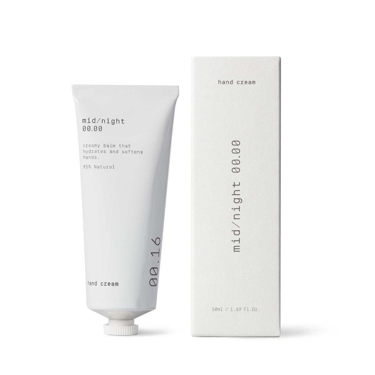 Midnight 00.00 Hand Cream 00.16 packaging