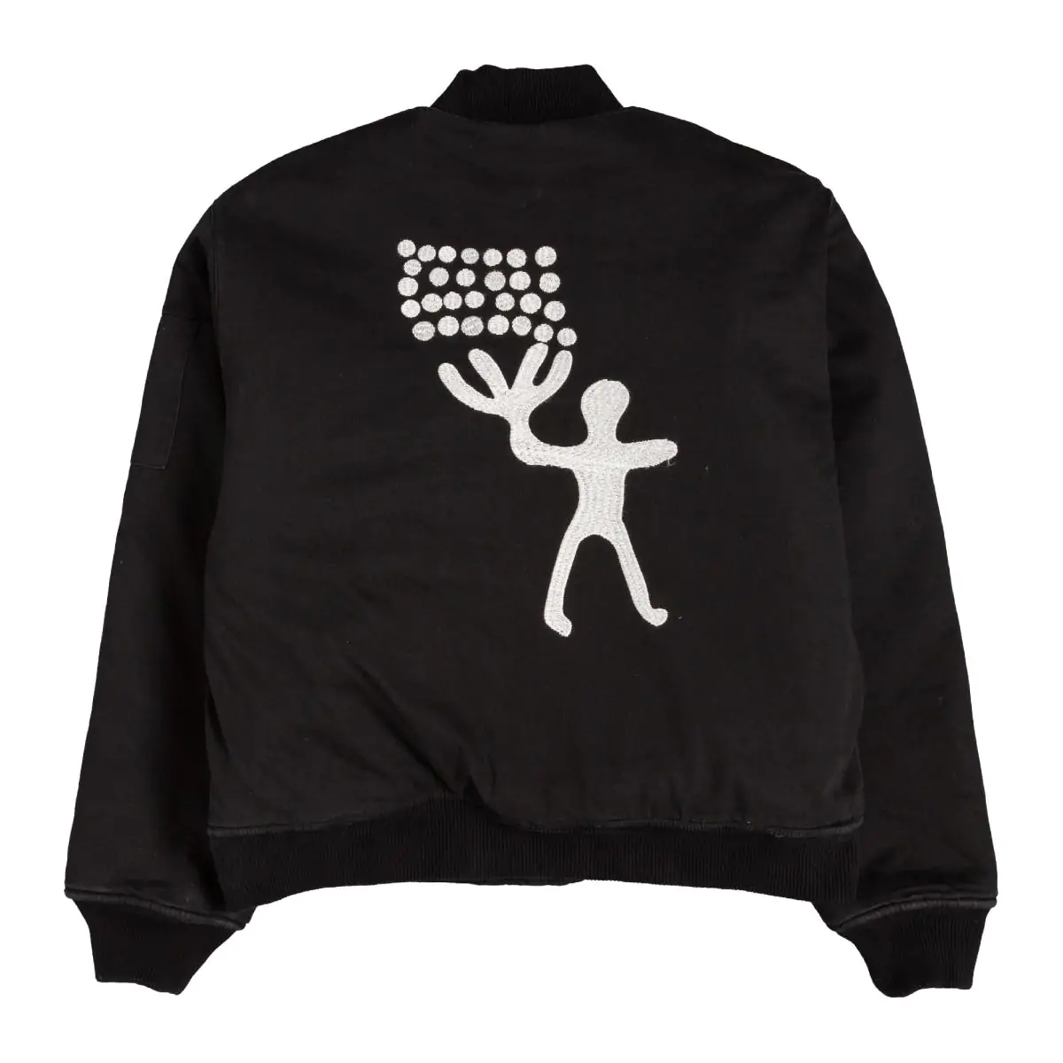Heresy Early Man Bomber Jacket from the back.