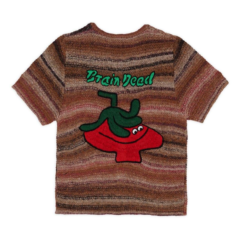 Brain Dead Madera Knit Short Sleeve Sweater Back