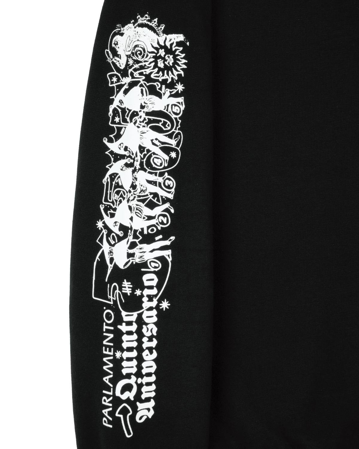 Parlamento Lisboa Five Years Sweatshirt right sleeve print.