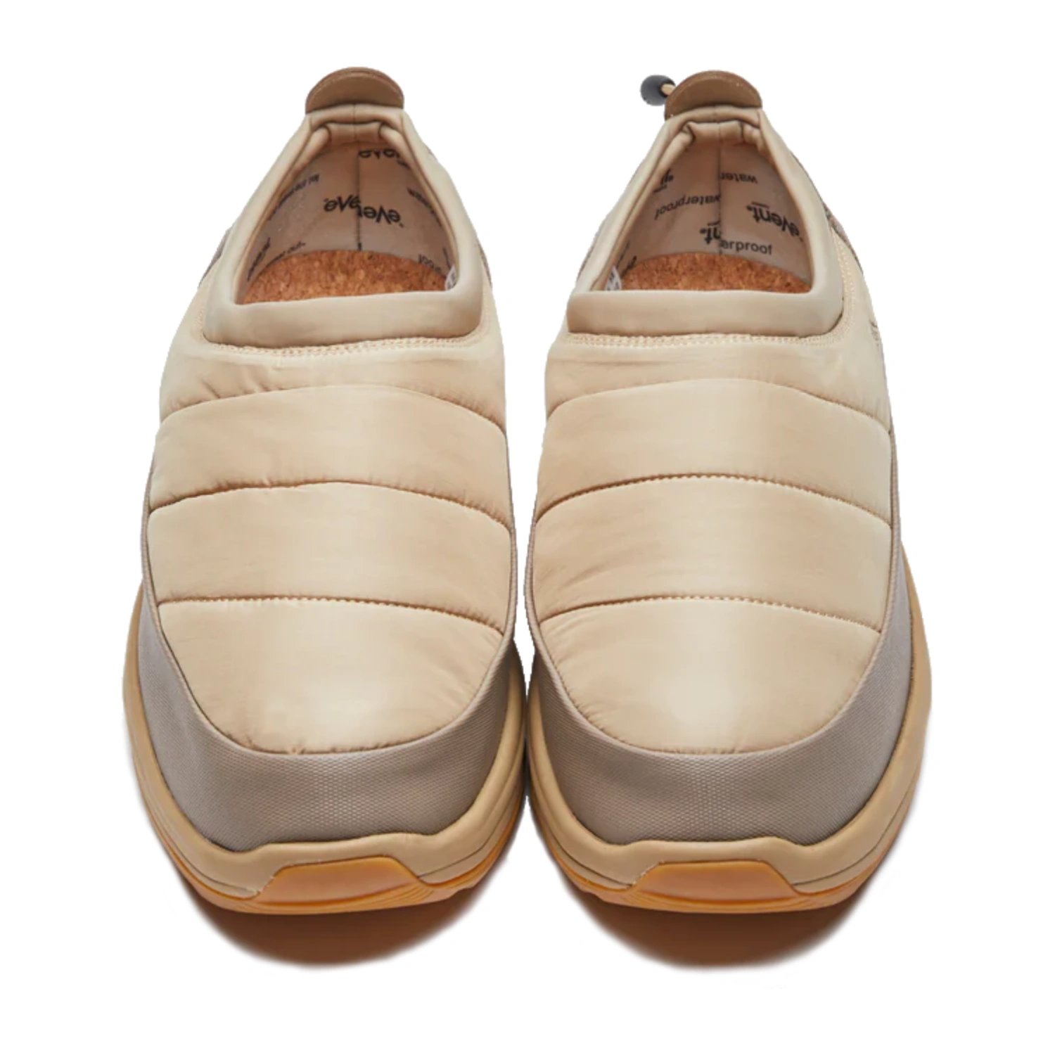 Suicoke Pepper-Mod-eV Beige top view in a white background