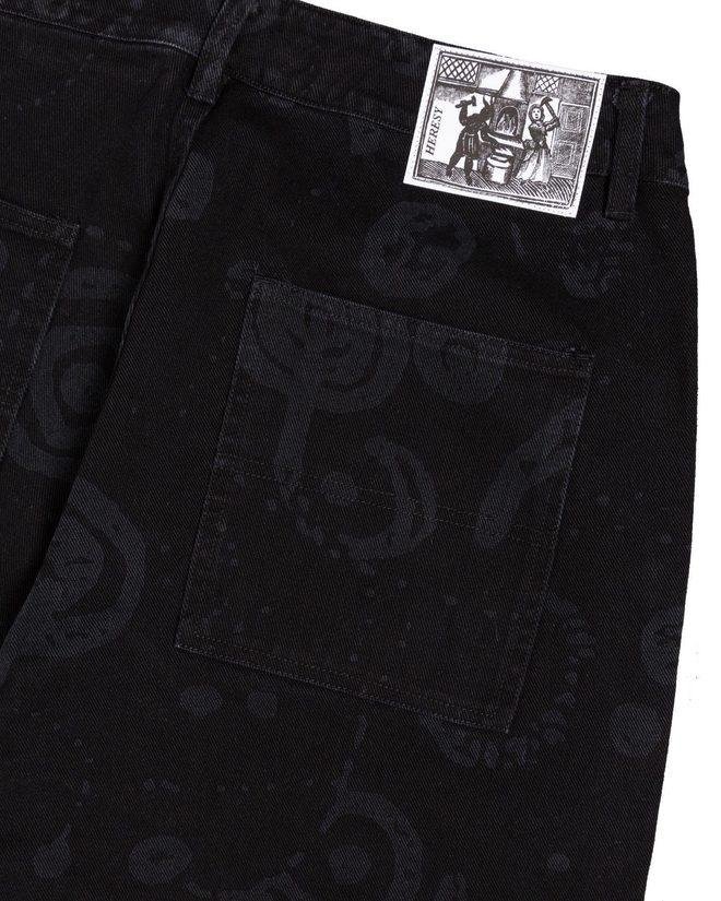 Heresy Carvings Trousers label detail
