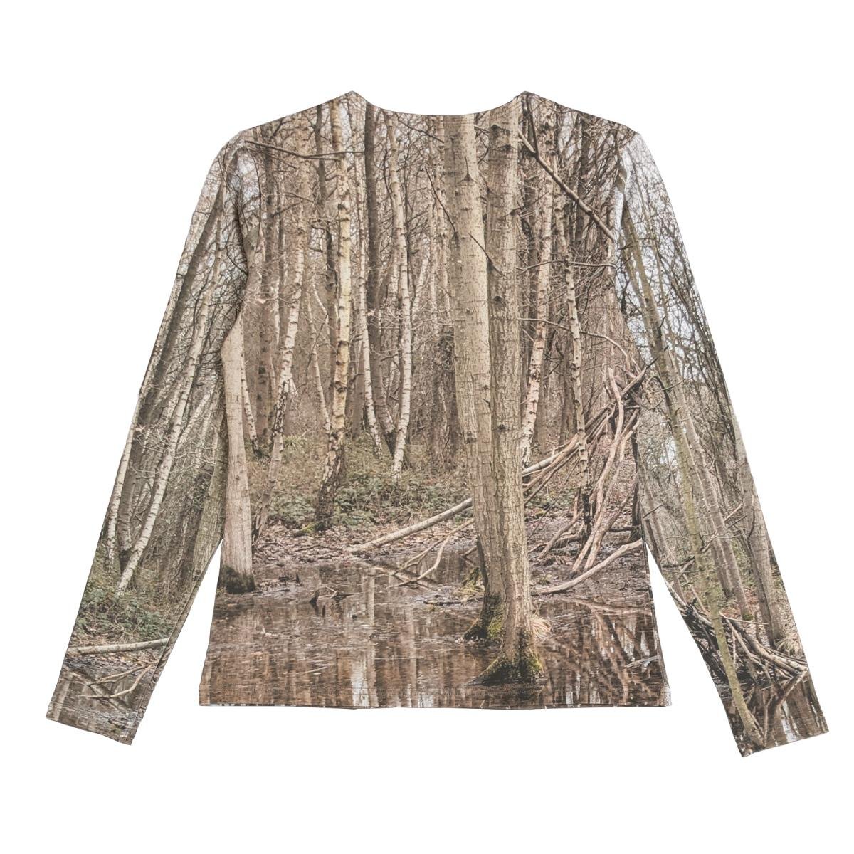 Heresy Marsh Top Print from the back.