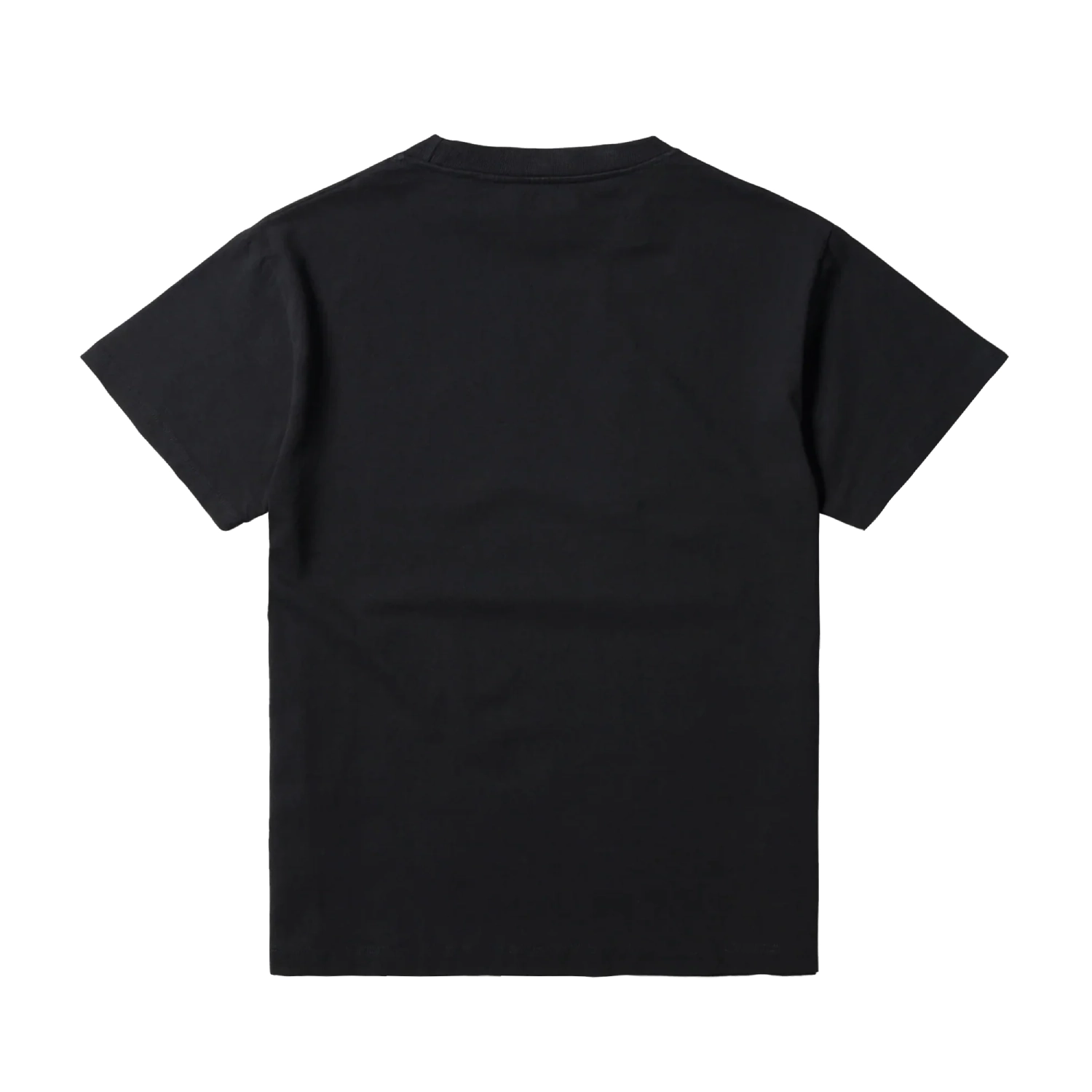 Aries Kiss T-Shirt Black back view in a white background