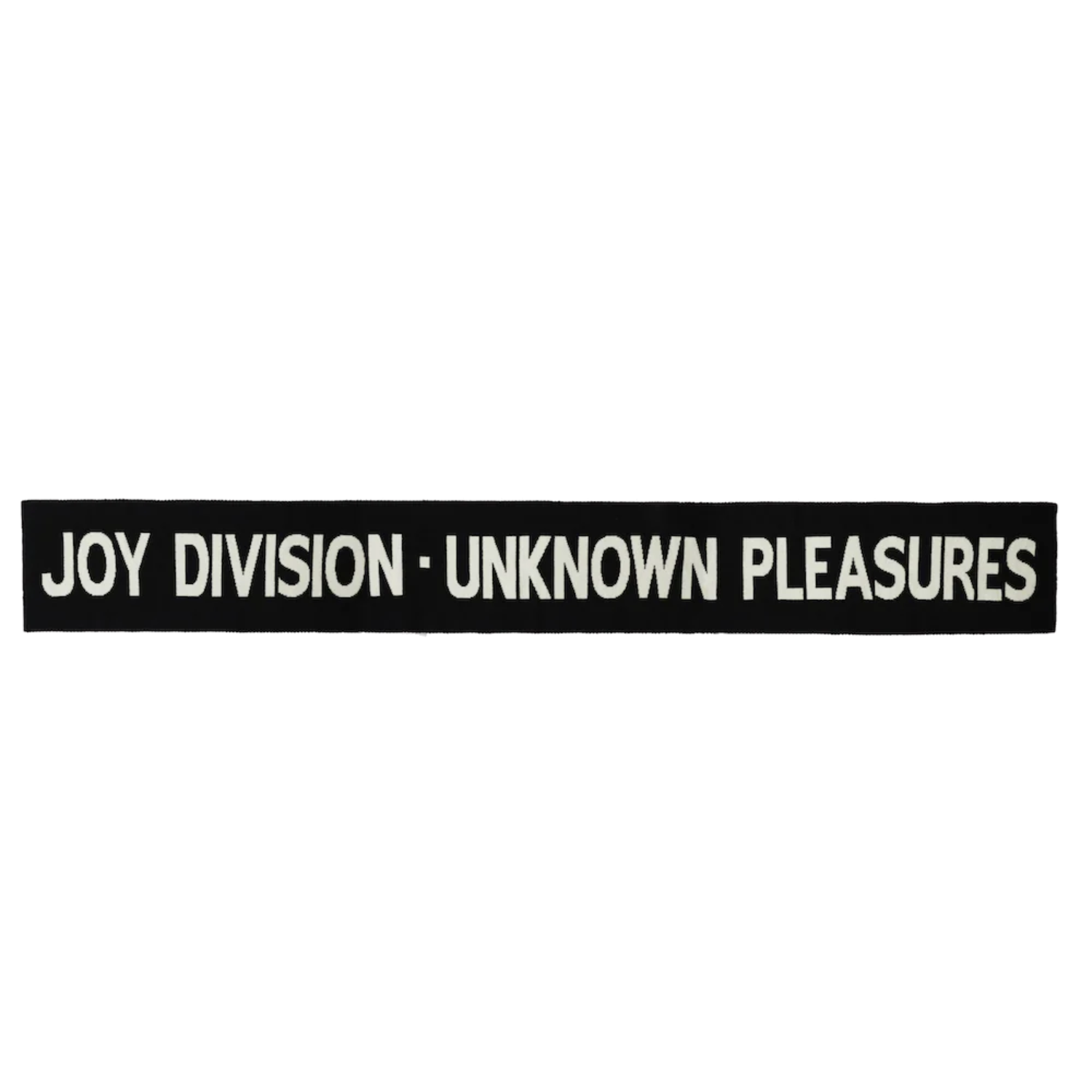 HADES Joy Division Unknown Pleasures Scarf front side in a white background