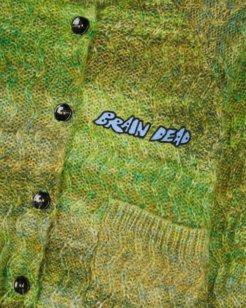 Brain Dead Isa Scalloped Cardigan Detailing