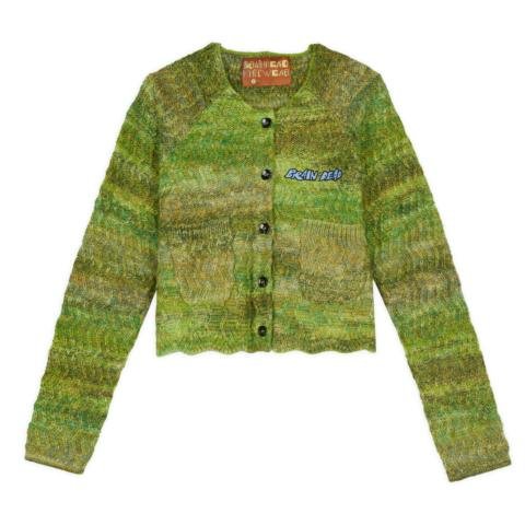 Brain Dead Isa Scalloped Cardigan Front